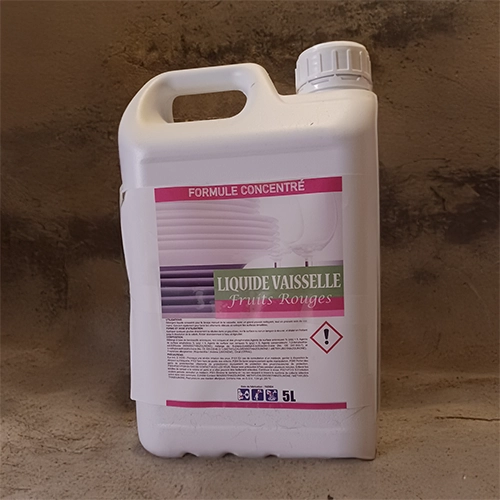 Liquide vaisselle aux fruits rouges